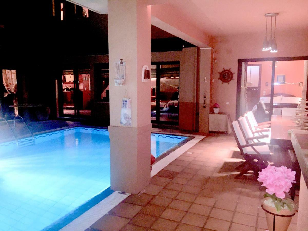 4-Seasons Pool Villa Near Meteora Трикала Экстерьер фото